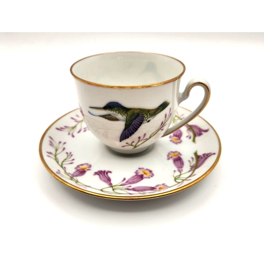 Hummingbirds of the World Collectible Porcelain Teacup World Wildlife Fund 1979